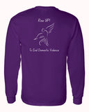 Rise Up - Purple Long Sleeve Tee