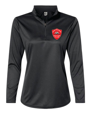 SPSC - "WOMEN'S" C2 Sport GRAPHITE Quarter-Zip Pullover