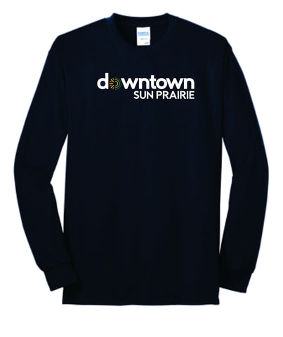 Downtown SP - Port & Company® (Navy) Long Sleeve Core Blend Tee