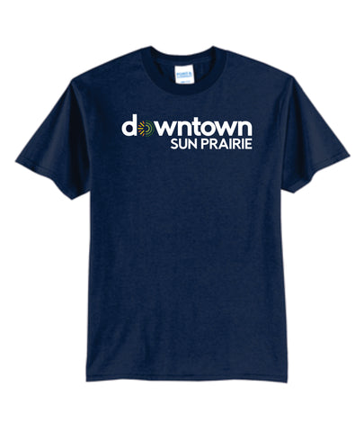 Downtown SP (Navy)  "LADIES FIT" T - Port & Company® Core Blend Tee