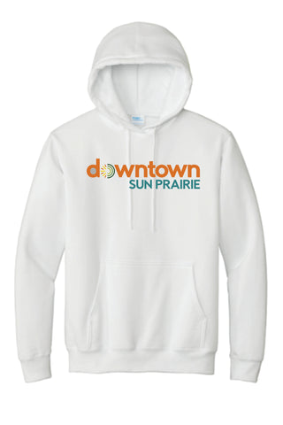 Downtown SP - Port & Company® (White) Fleece Pullover Hooded Sweatshirt