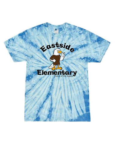 Eastside Spider Blue Tie-dyed T