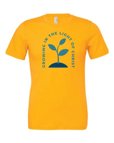 Bella Canvas Growing In the Light, Gold T