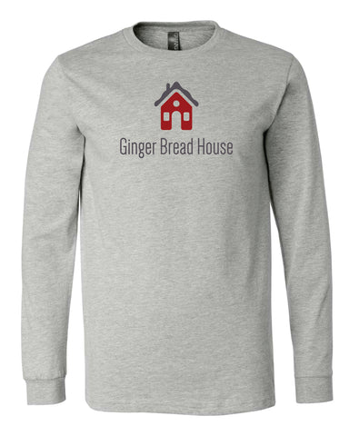 Ginger Bread House ~ Bella/Canvas Heather Long Sleeve T