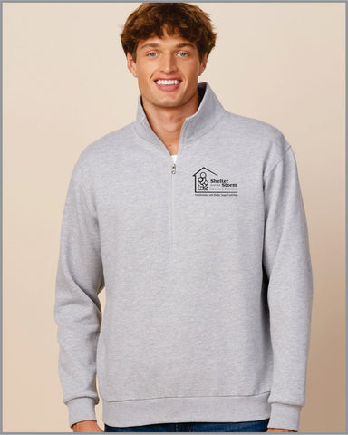 SFTSM - Enza "Heather Gray" 1/4 Zip