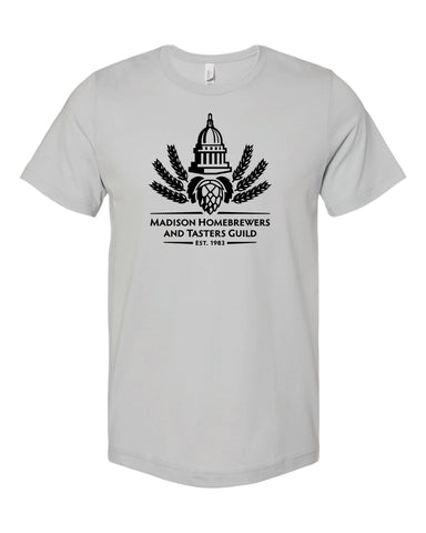 Madison Home Brewers - 100% Cotton Solid Athletic Gray T