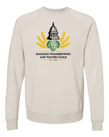 Madison Home Brewers Natural Crewneck Sweat
