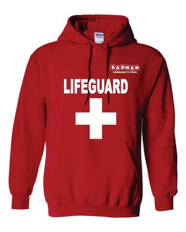 Bauman Pool Lifeguard Hoodie