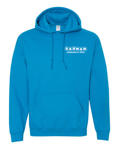 Bauman Pool Staff Sapphire Hoodie
