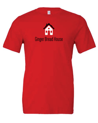 Ginger Bread House ~ Bellla/Canvas Red Short Sleeve T-shirt
