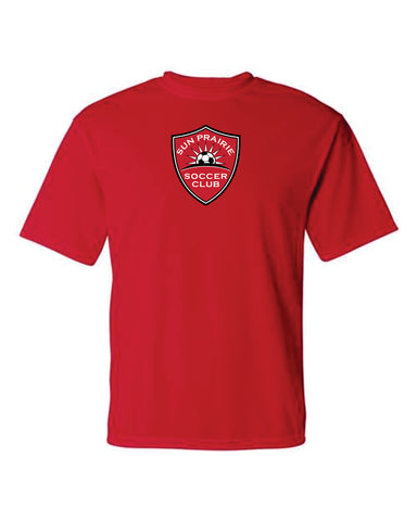 SPSC - Red Performance T with Large Center Print ($15)