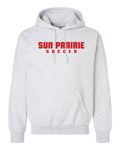 SP Soccer - Red Print - Gildan Unisex DryBlend® Hooded Sweatshirt