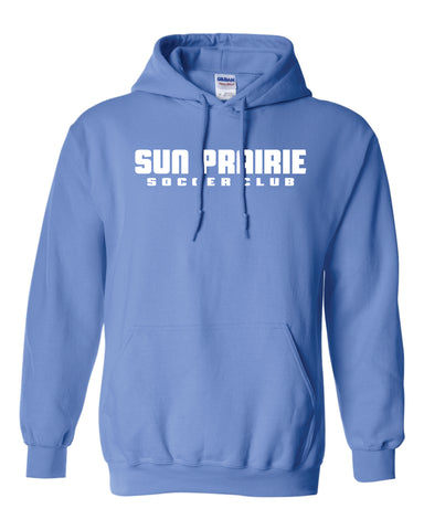 SP Soccer - Gildan Unisex DryBlend® Carolina Blue Hoodie with White Print ($27)