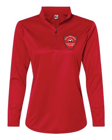 SPSC - "WOMEN'S" C2 Sport RED Quarter-Zip Pullover