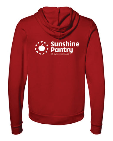 Sunshine Pantry - Bella Red Full Zip Hoodie
