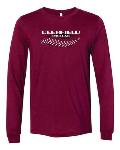 Deerfield Baseball - BELLA + CANVAS - Unisex Jersey Long Sleeve Tee