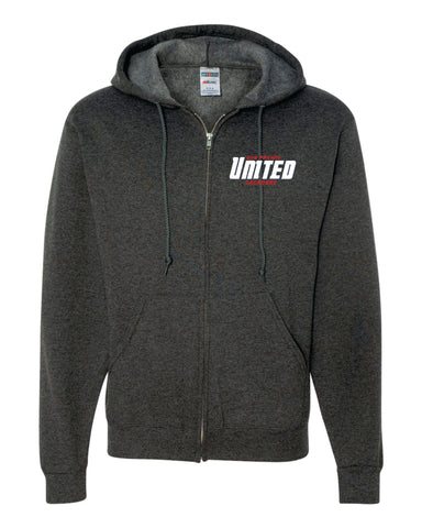 United Lacrosse - JERZEES NuBlend® Full-Zip Hooded Sweatshirt
